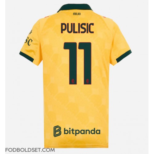 AC Milan Christian Pulisic #11 Tredjetrøje Dame 2025-26 Kortærmet